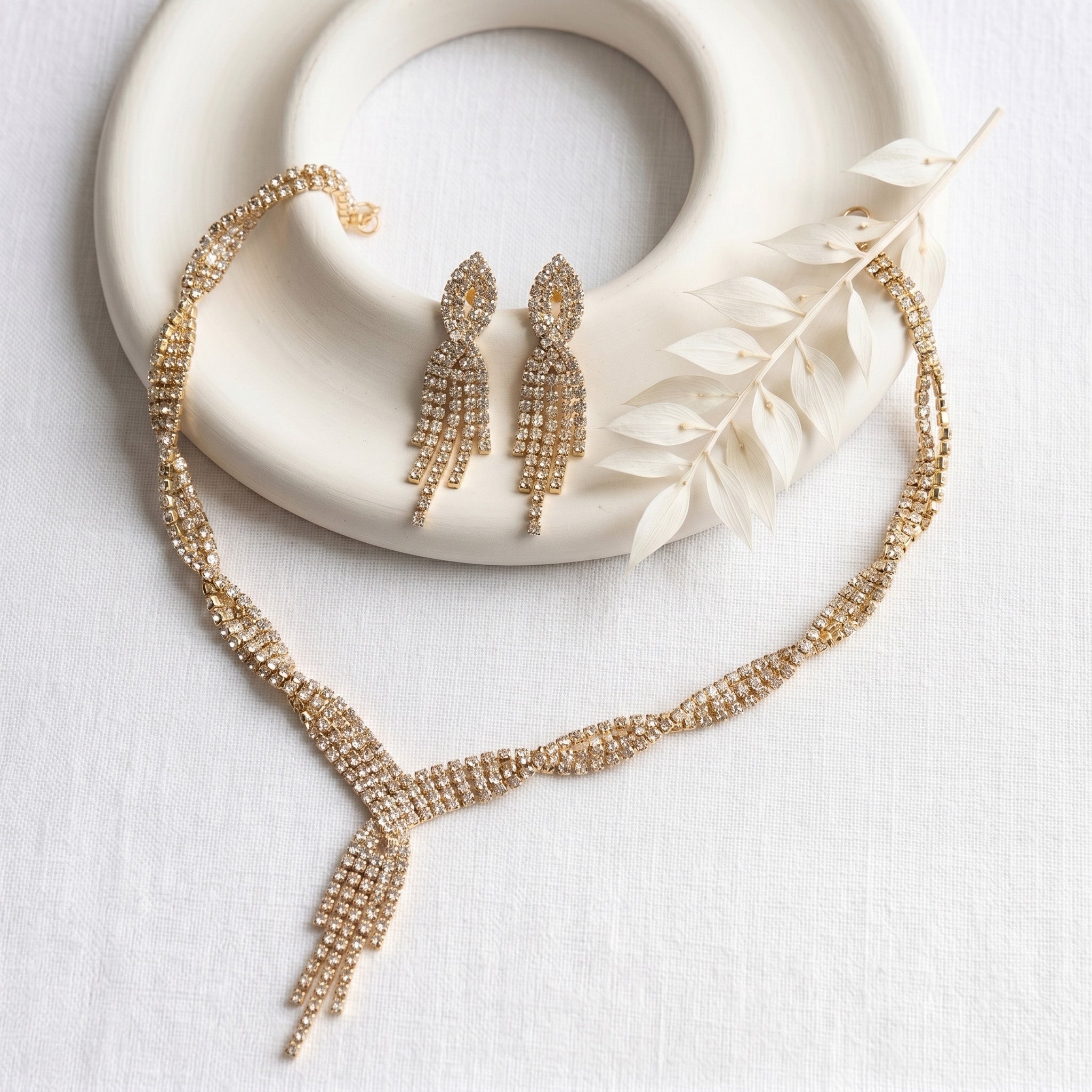 Aurora Cascade Silver Sett Aurora Jewellery Norge