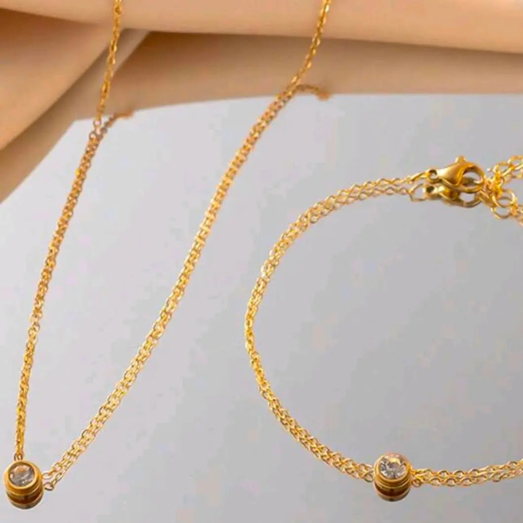 Halskjede og armbånd Aurora Jewellery Norge