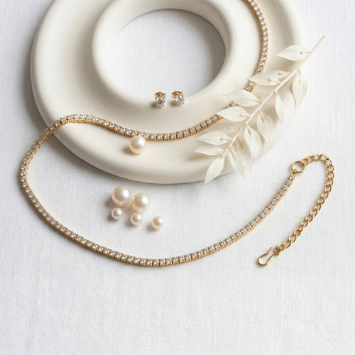 Aurora Classic Tennis Sett Aurora Jewellery Norge